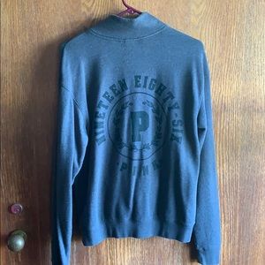 Gray Quarter Zip Hoodie